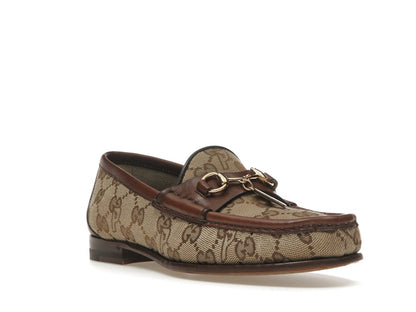 Palace x Gucci GG-P Canvas Horsebit P Charm Beige