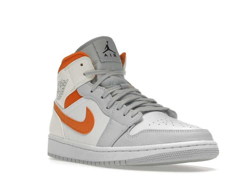 Jordan 1 Mid Starfish Pure Platinum