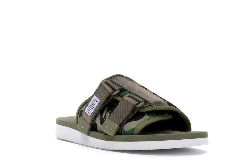Suicoke x Bape ABC Kaw-Ape Green