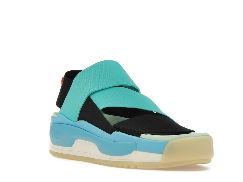 adidas Y-3 Hokori Sandal Black Mint Cyan