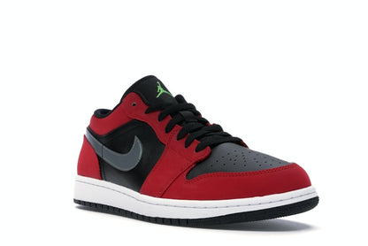 Jordan 1 Low Black Green Pulse Gym Red