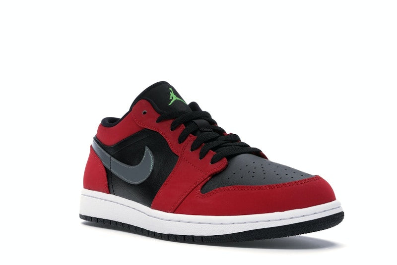 Jordan 1 Low Black Green Pulse Gym Red