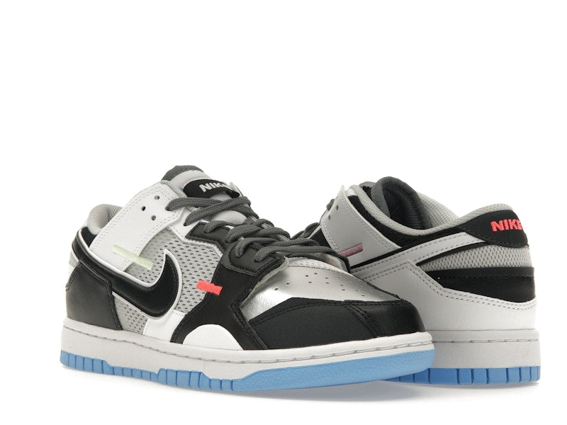 Nike Dunk Low Scrap Black Neutral Grey University Blue White