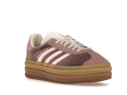 adidas Gazelle Bold Shadow Brown Warm Clay Glow Pink (Women's)