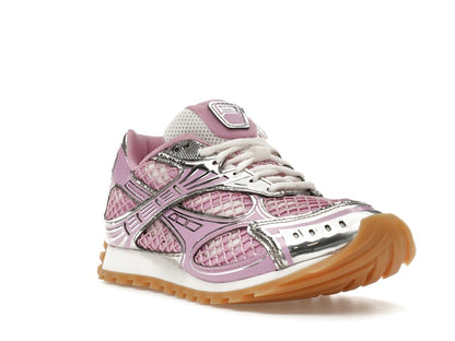 Bottega Veneta Orbit Gloss Silver (Women's)