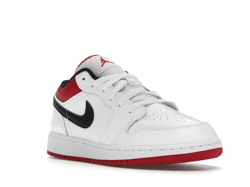 Jordan 1 Low White Gym Red (GS)