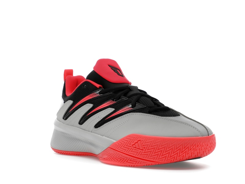 adidas Dame Certified 3 Core Black Lucid Red Grey Two