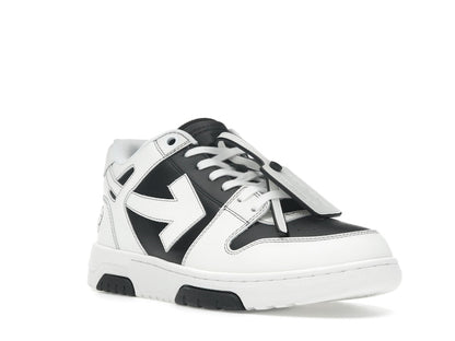 OFF-WHITE Out Of Office OOO Low Tops Black White