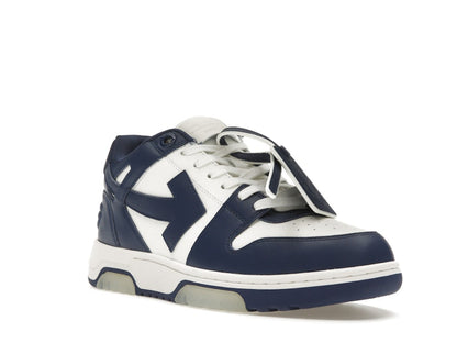 OFF-WHITE Out Of Office OOO Low Tops White Royal Blue