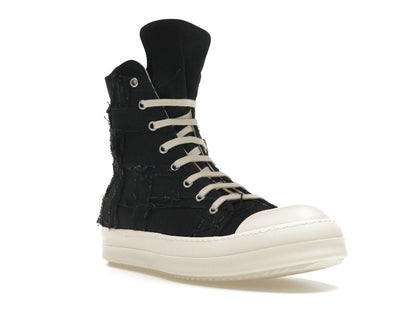 Rick Owens DRKSHDW Slashed Sneaks Black Milk