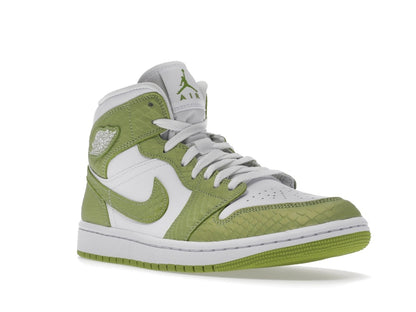 Jordan 1 Mid Green Python (Women's)
