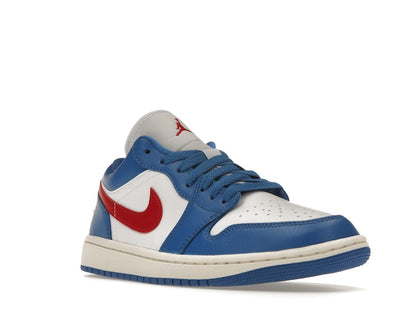 Jordan 1 Low Sport Blue Gym Red (Women's)