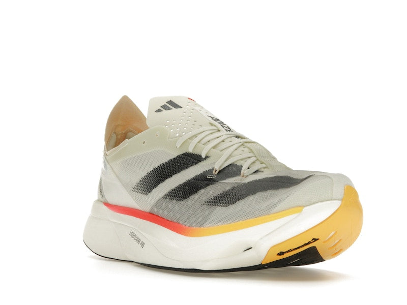 adidas Adizero Adios Pro 3 Ivory Core Black Crystal Sand