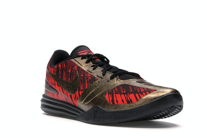 Nike KB Mentality Black Metallic Gold Chilling Red