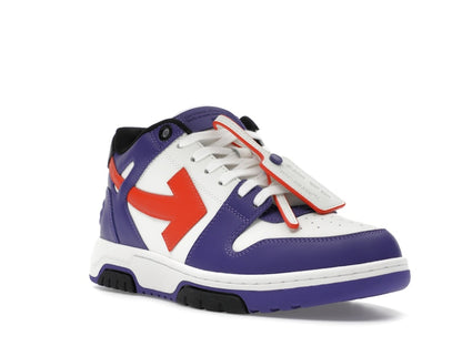 OFF-WHITE Out Of Office OOO Low Tops White Purple Orange