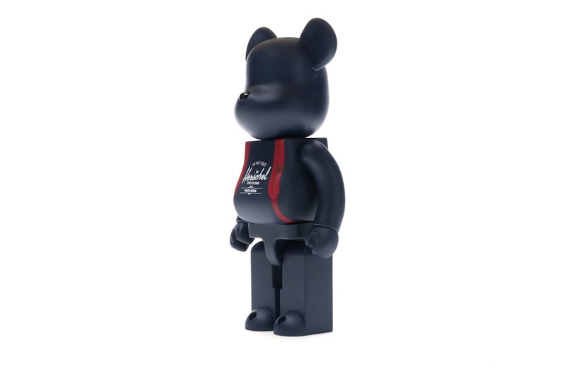 Bearbrick Medicom Herschel Peacoat 100% & 400% Set Navy
