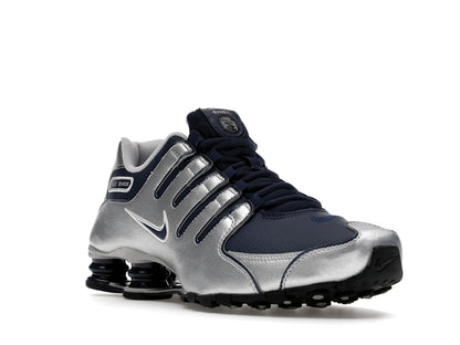 Nike Shox NZ Midnight Navy Metallic Silver