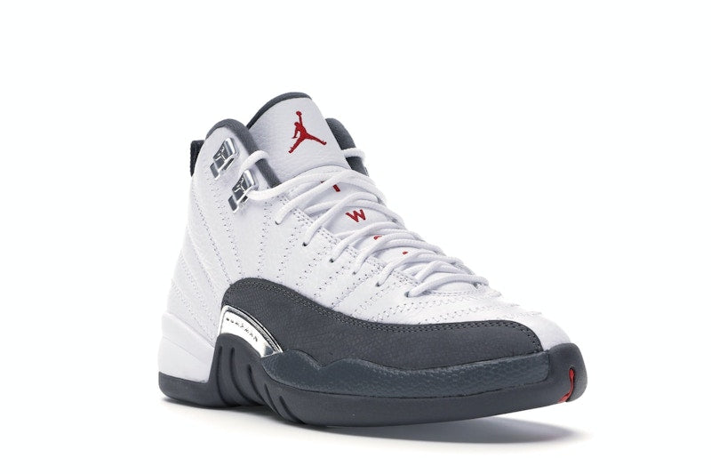 Jordan 12 Retro White Dark Grey (GS)