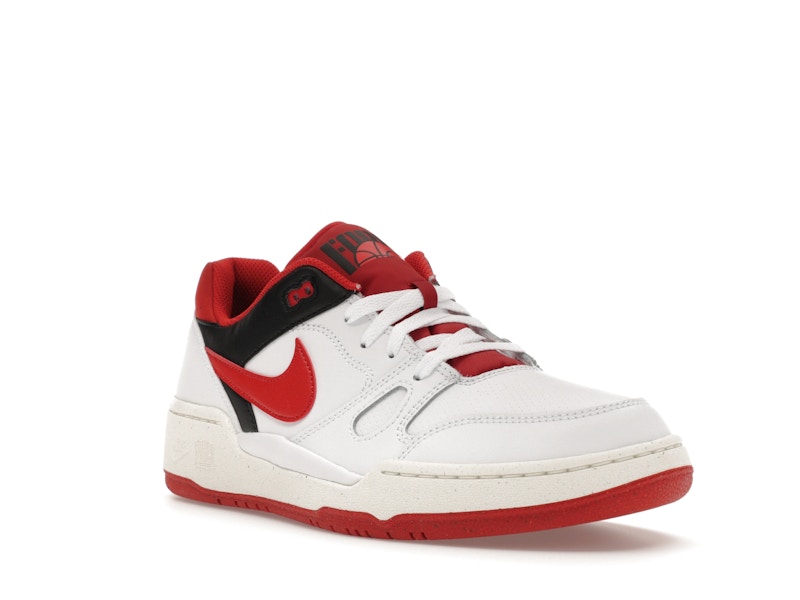 Nike Full Force Low White Red Black
