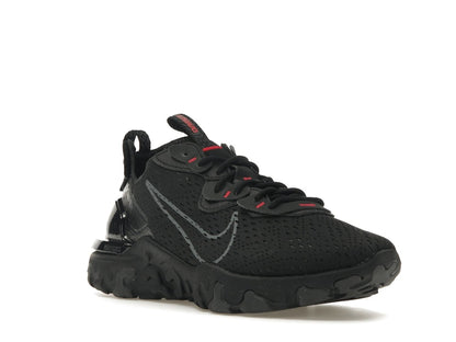 Nike React Vision Black Grey Swoosh