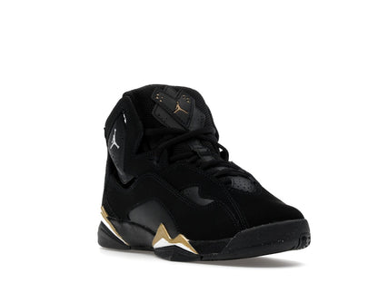 Jordan True Flight Black Metallic Gold White (GS)