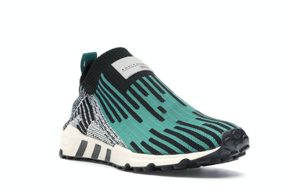 adidas EQT Support Sock Core Black Sub Green