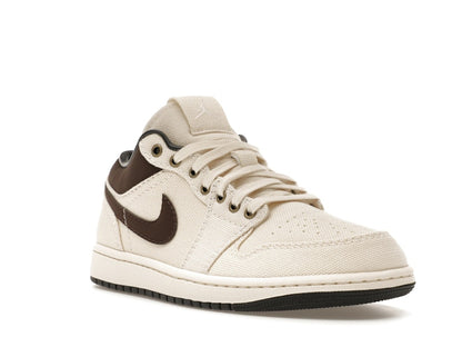 Jordan 1 Low Premium Pale Ivory Off Noir Baroque Brown