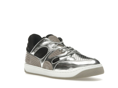 Gucci Basket Low Silver Black