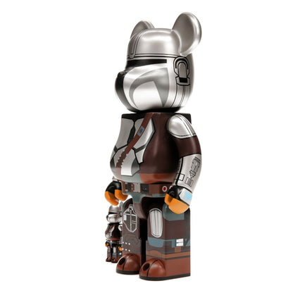 Bearbrick x Star Wars The Mandalorian Beskar Armor 100% & 400% Set