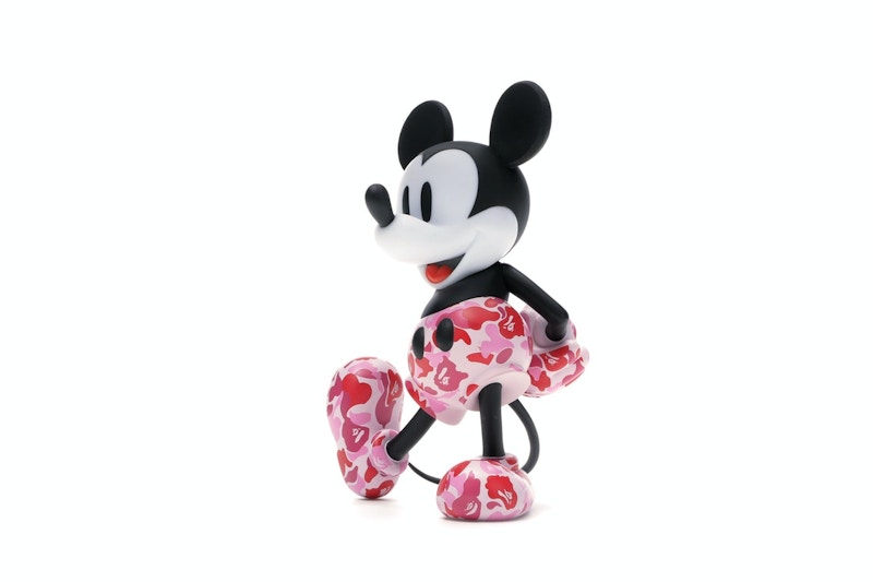BAPE x Mickey Mouse 90th Anniverary Figure Red Camo