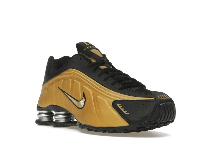 Nike Shox R4 Black Metallic Gold (Women's)