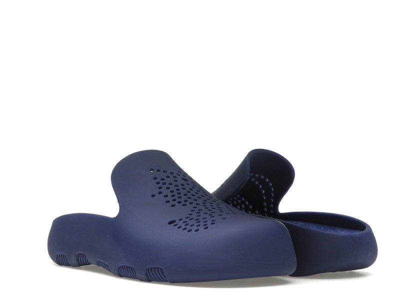 Burberry Stingray Perforated Slides Blue