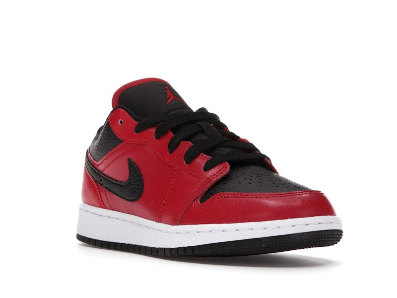 Jordan 1 Low Gym Red Black Pebbled (GS)