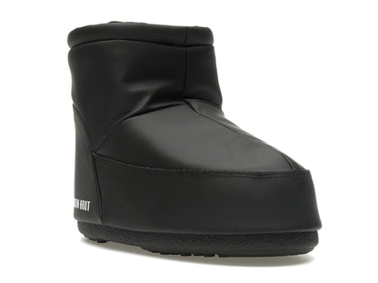 Moon Boot No Lace Rubber Boot Black