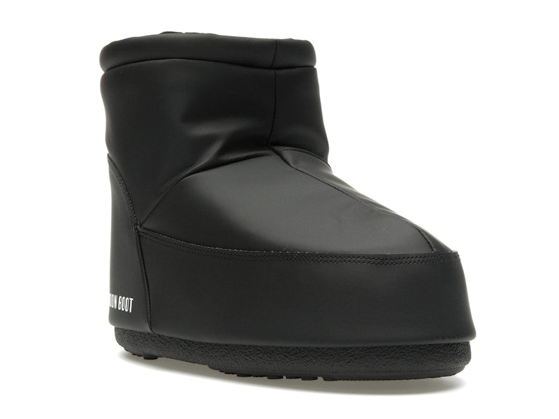 Moon Boot No Lace Rubber Boot Black