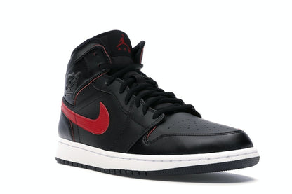Jordan 1 Retro Mid Black Team Red