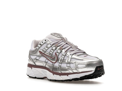 Nike P-6000 White Metallic Silver Tattoo (Women's)