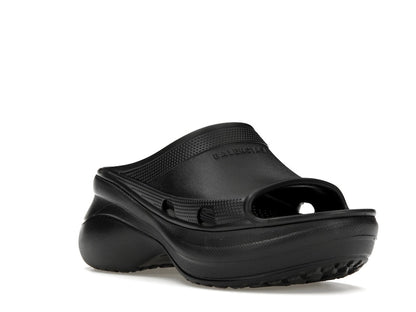 Balenciaga x Crocs Pool Slide Sandals Black (Women's)