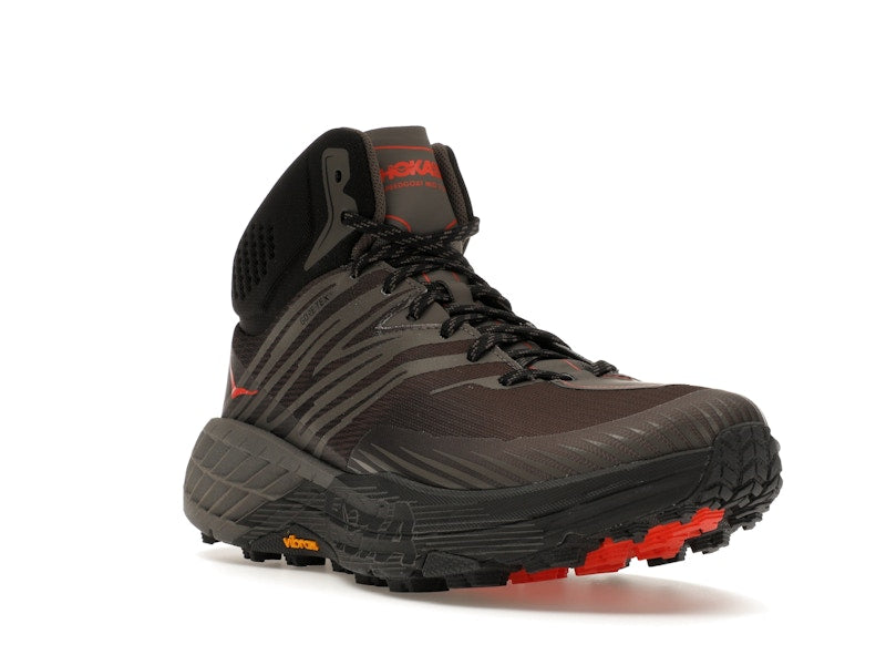 Hoka One One Speedgoat Mid Gore-Tex 2 Black Grey Red
