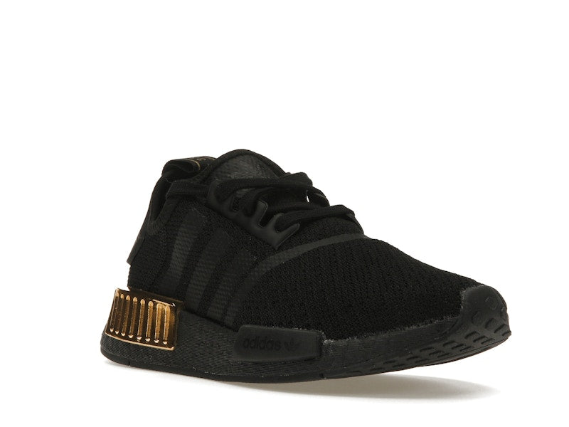 adidas NMD R1 Triple Black Gold Metallic (Women's)