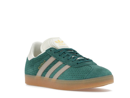adidas Gazelle Collegiate Green Wonder Beige Gold Metallic