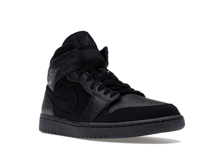 Jordan 1 Mid Black Dark Smoke Grey