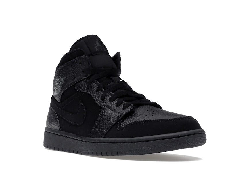 Jordan 1 Mid Black Dark Smoke Grey