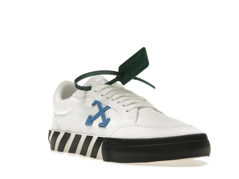 OFF-WHITE Low Vulcanized Canvas White Blue