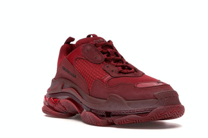 Balenciaga Triple S Burgundy Red