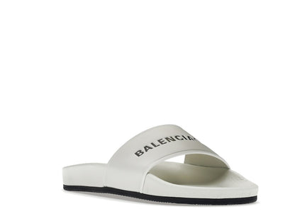Balenciaga Pool Slide White Black (Women's)
