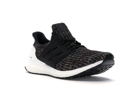adidas Ultra Boost 4.0 Black Multi-Color White Heel Cage