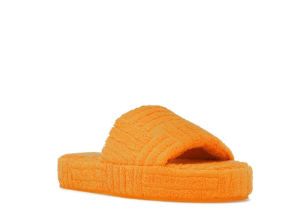 Bottega Veneta Resort Sponge Slide Tangerine