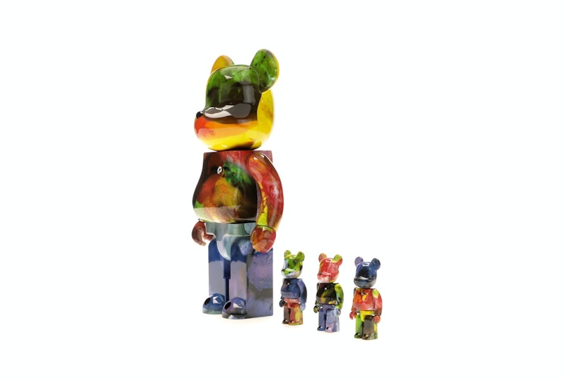 Bearbrick Pushead 4 pc Set 100% & 400% Set Multi