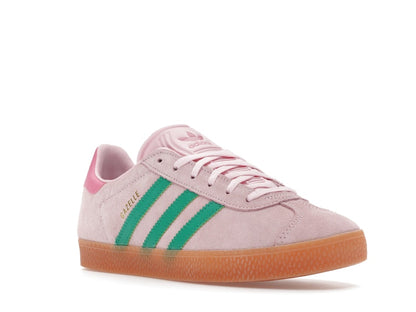 adidas Gazelle Clear Pink Court Green (GS)
